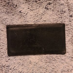 TODAY ONLY SALE Coach Leather Checkbook